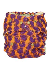 Allerlei Windeln Wollüberhose - Cherries violett Größe 2 (8-15kg)