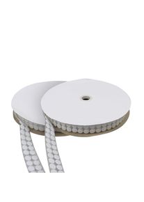 1 Set - Hook and loop dots roll, Set - Hook & Loop | 13 mm | white, nylon|polyester