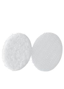 192 Hook and loop dots set on sheets 33 mm | white, nylon|polyester