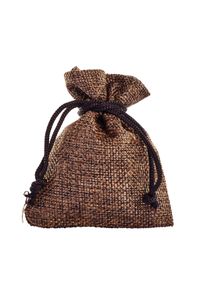 5 Jute bags 150 x 200 mm | dark brown