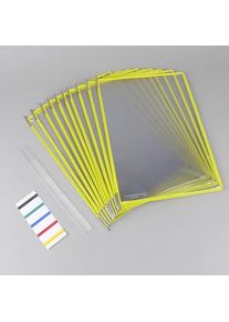 1 Tarifold flip display pocket A4, yellow, PVC