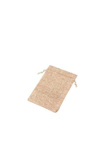 10 Jute bags 100 x 150 mm | nature, polyester