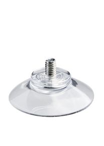 1 Threaded suction cups 30 mm | M4, 6 mm long, soft PVC, transparent