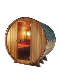 Sauna extérieur en Cèdre rouge Boreal® trc - Tonneau Barrel 180 180