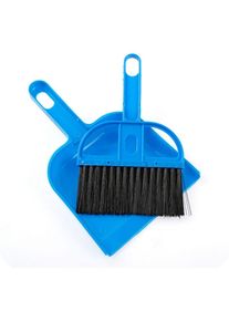 Lntyq - Mini brosse à poussière portable pour miettes/petite pelle à poussière pour cheveux, outil de nettoyage doux pour la maison, la cuisine, la