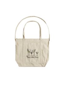 Palmes Martini Zip Tote Bag, Off White
