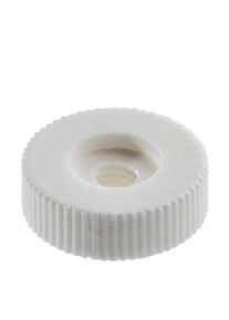 1 Knurled nut M4 plastic white
