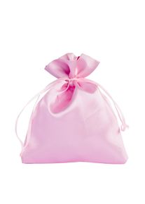10 Satin bags 100 x 130 mm | light pink