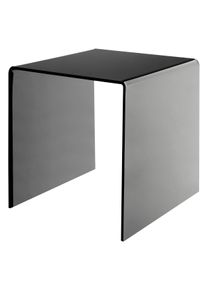 1 Acrylic U stand, black 200 x 200 x 200 mm, acrylic (PMMA)