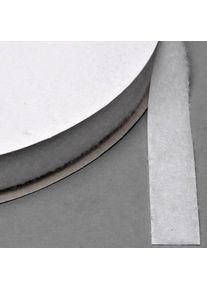 Hook and loop fasteners - tape, for sewing, loops only (Roll with 25 m) 16 mm | white, nylon|polyester