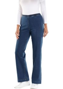 Dames Comfortjeans met wijde pijpen dark-blue Maat 44