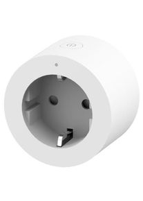 Stecher priza inteligenta Aqara Smart Plug SP-EUC01, Control vocal, Control de la distanta, Monitorizare energie (Alb)