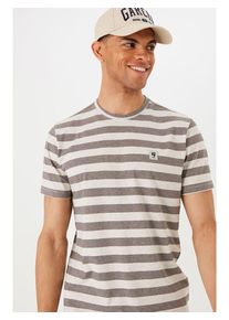 Garcia Shirt lichtbruin/crème - 40% | Maat: M |
