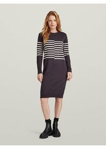 G-Star Raw G-Star Wollen jurk antraciet/wit - 56% | Maat: M |