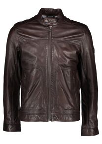 Bugatti Leren jas donkerbruin - 60% | Maat: 52 |