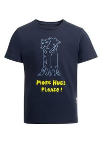 Jack Wolfskin Shirt "More Hugs" donkerblauw - 41% | Maat: 104 |