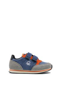 Benetton Sneakers grijs/blauw/oranje - 59% | Maat: 31 |