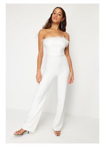 Trendyol Jumpsuit wit - 60% | Maat: 38 |