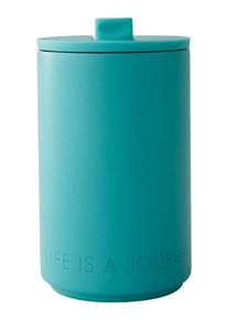 Design Letters Isoleerbeker "Life is a journey" mintgroen - 350 ml -