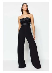 Trendyol Jumpsuit zwart - 49% | Maat: 36 |