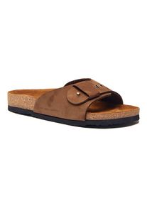 Comfortfusse Leren slippers bruin - 62% | Maat: 35 |