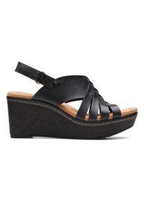 Clarks Leren sleehaksandalen "Elleri Grace" zwart - 61% | Maat: 37 |