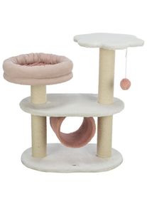 Arbre à chat Trixie Isabella chat blanc/vieux rose
