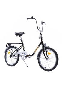 Bicicleta pliabila Pegas Practic Retro 20 inch, cadru otel, 1S (Negru)