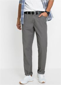 Lot de 2 pantalons droits à taille élastiquée Regular - bleu - taille 48 - 100% coton - bonprix