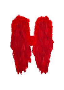 maskworld Large red wing feathers | halloween decoration