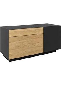 Dieter Knoll Garderobenbank , Anthrazit, Wildeiche , Holz, Metall, Holzwerkstoff , Wildeiche , massiv , 91x45x36 cm , Typenauswahl, Abstellfläche , Garderobe, Garderobenbänke