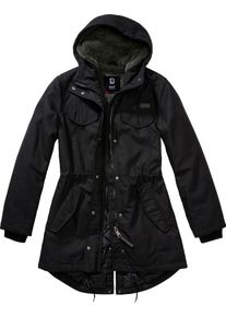 Brandit Marsh Lake Parka, textieljas vrouwen , kleur: zwart , maat: L