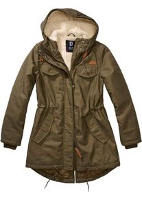 Brandit Marsh Lake Parka, textile jacket women , color: Olive , size: XL