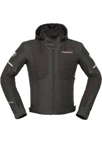 Modeka Jakson 2in1, tekstil jakke vandtæt , farve: sort , størrelse: 4XL