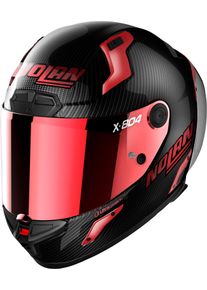 Nolan X-804 RS Ultra Carbon Iridium Edition, integraalhelm , kleur: Zwart/Donkergrijs Regenboog-Gespiegeld , maat: XL