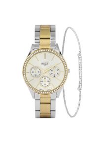 Lucardi Dames Analoog horloge goud / zilver / wit Onesize