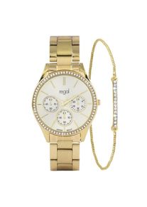 Lucardi Dames Analoog horloge goud / transparant Onesize