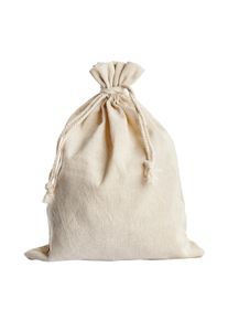 1 Small bags linen look, narrow side open, natural colour, 1 piece, 260 x 350 mm, linen|cotton|polyester, nature