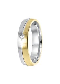 Lucardi Ring Damen gold / silber Größe 50