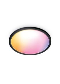 WIZ SuperSlim Plafondlamp Tunable White & Color 2450lm - Zwart
