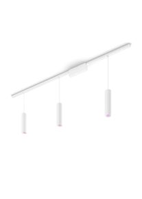 PHILIPS Hue Perifo - Plafond Railverlichting - Starter Set 3 Hanglampen - Wit