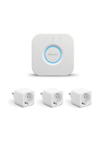 PHILIPS Hue Bridge + Smart Plug 3-pack