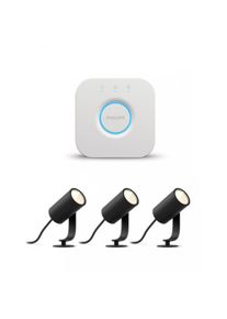PHILIPS Hue Led Spot Lily Basis Kit 3-pack + Bridge