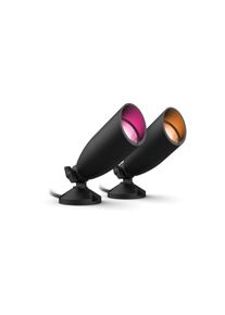 WIZ Tunable White & Color Outdoor Bodemspot Starter-Kit 450lm - 2-pack - Zwart
