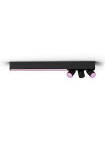 PHILIPS Hue White and Color Ambiance Centris 3-lichts Spotbar - Zwart