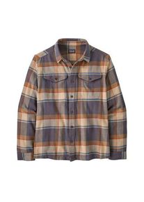 Patagonia Fjord Flannel Shirt sunrise ridge forge grey Heren L