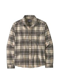 Patagonia Cotton In Conversion LW Fjord Flannel Shirt spotter forge grey Heren XL