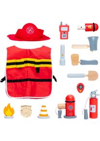 UMU Toys Firefighter set attività giocattolo in legno 3y+
