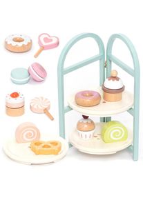 UMU Toys Dessert set attività giocattolo in legno 3y+