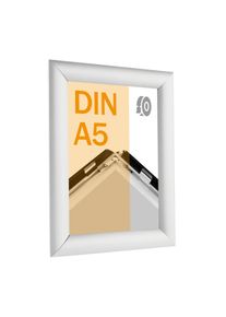 1 Snap frame, aluminium, A5, self-adhesive silver | Mitred